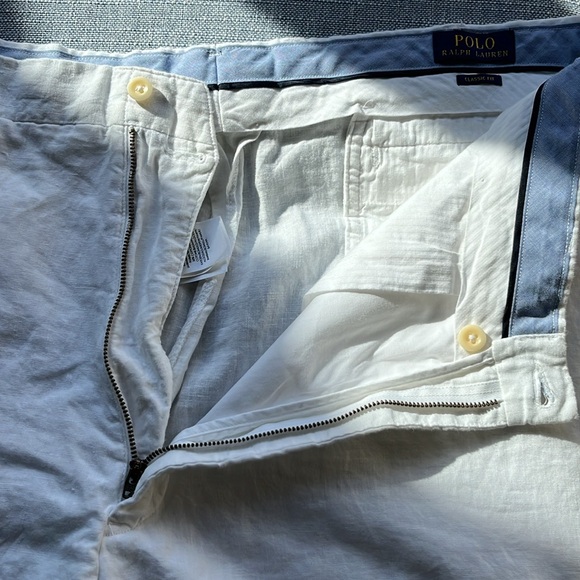 RL Linen Shorts Classic Fit 10” Inseam - Picture 5 of 13
